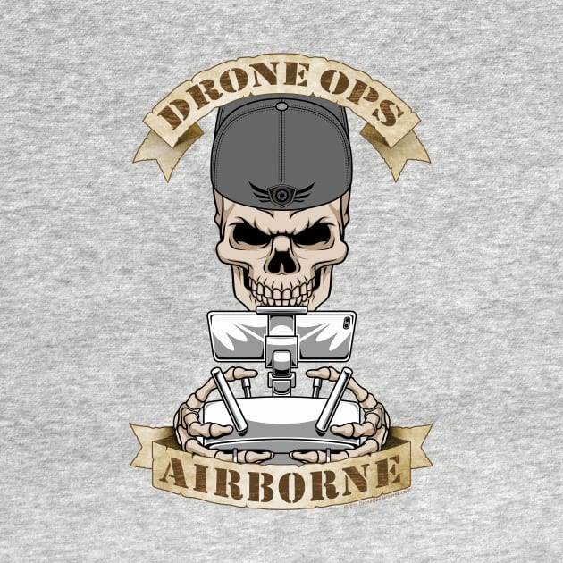 Drone Ops Airborne by Drew Blood Designs